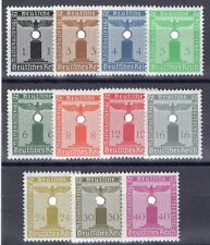 DR. 1938 Mi. 144-154 DIENSTMARKEN SATZ ** MNH, Postfrisch,Selten! Mi. 150.-