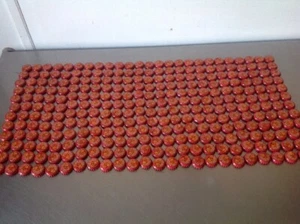 300 NEW BELGIUM FAT TIRE BOTTLE CAPS RED/ORANGE - Picture 1 of 5