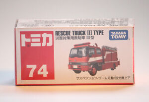 Takara Tomy Tomica 74 Rescure Team III Type Truck Mini Diecast Car