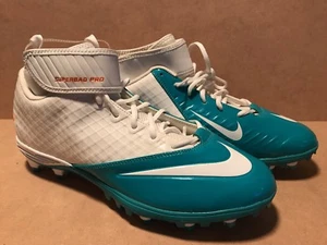 Nike Superbad Pro Lunarlon Football Miami Dolphins Size 14 534994-183 C105 New - Picture 1 of 9
