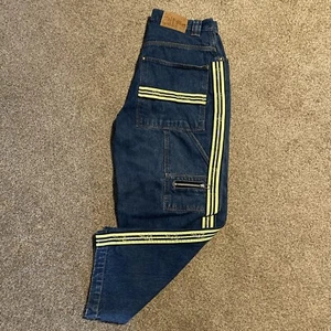 Jeans 2PAC American Dream gambe larghe 28 vintage retrò Y2K pattinatore hip hop JNCO - Foto 1 di 11