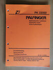 Ersatzteilliste Palfinger PK 33000 Hydraulik Ladekran 1994 hydraulic crane list