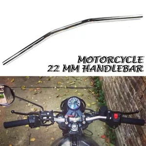 7/8''22mm Moto Drag Guidon Barre Handlebar Bike Pour Yamaha Honda Suzuki Harley - Picture 1 of 7