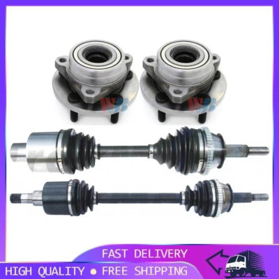 For 1996~2005 Ford Taurus 4x Front CV Axle Shaft Wheel Hub Hub Bearing - Image 1 of 4