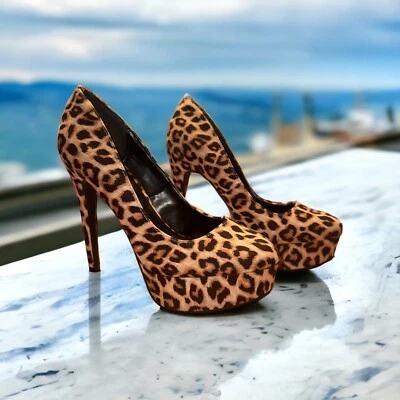 Charlotte Russe Women Shoes Heels Leopard print Sz  8 - Image 1 of 4