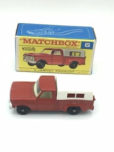 Matchbox 6d Ford Pick Up LKW Chromgrill in knapper F2 Box - Bild 1 von 7