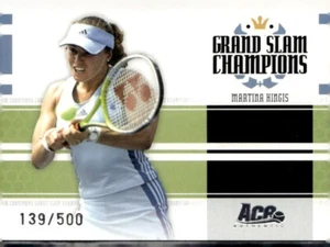 Ace Tennis Grand Slam Champ Silver 2005 Martina Hingis serie #133/500 #GS10 - Imagen 1 de 2