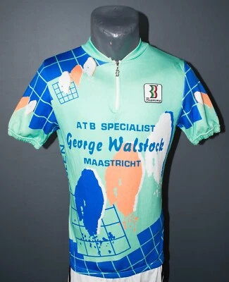 Camiseta Biemme Italia Manga Corta Bicicleta 1/4 Cremallera Ciclismo Talla Adulto M Foto 1 de 3