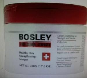 BOSLEY HEALTHY HAIR STRENGTHENING MASQUE 7oz USED HALF FULL - Picture 1 of 1