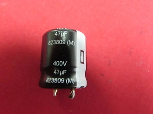 ORIGINAL CAPACITOR BOWENS 47uf 400V 823809 (M) - Picture 1 of 3