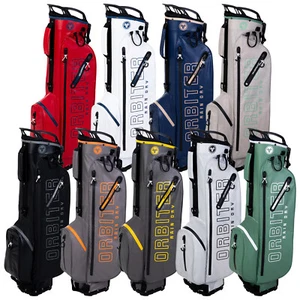 Bolsa de transporte con soporte de golf FastFold Orbiter 2024 secado a lluvia correa doble resistente al agua de 7" - Imagen 1 de 12