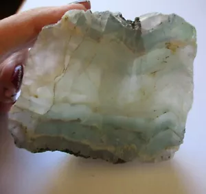 Rebanada de fluorita azul/verde natural P8 396g - Imagen 1 de 3