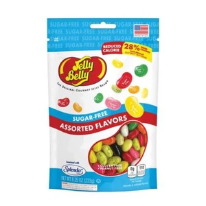 8.25 Ounce Sugar Free Jelly Belly Candy Pack of 1 Fat Gluten Dairy Free - Picture 1 of 6