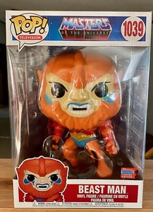 Funko Pop! 10 " BEAST MAN #1039 Masters Of The Universe JUNE - Picture 1 of 6