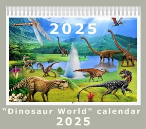 Wall Calendar 2025 "Dinosaur Life" wall calendar 12 months. LuLu - Picture 1 of 11