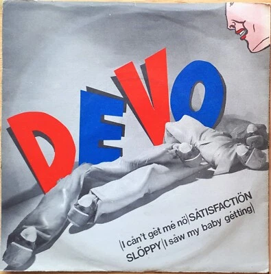 DEVO – (I Cån't Gèt Mé Nö) Såtisfactiön    1978  7" VINYL    70'S NEW WAVE - Image 1 of 4
