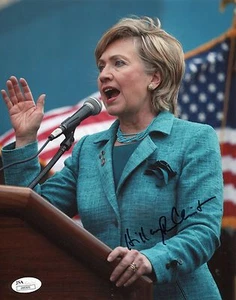 Hillary Rodham Clinton Signed Autograph 8x10 Photograph JSA Certified USA - Picture 1 of 2