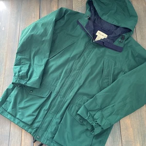 Poncho giacca gortex leggero verde vintage Eddie Bauer - uomo taglia XL (D9) - Foto 1 di 12