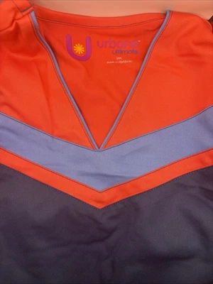 Urbane Ultimate Blue Scrub Top Womens Size M Contemporary Nurse Vet Tech CNA New - Image 1 of 4