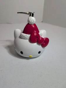 NEW Sanrio Hello Kitty with Red Santa Hat Christmas Soap Lotion Pump Dispenser - Picture 1 of 8