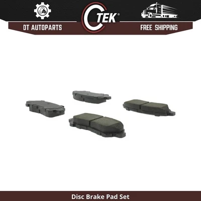 Para Toyota Highlander 2008-2013 | Pastillas de freno de disco traseras centradas | Semimetálicas Foto 1 de 3