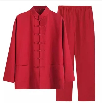 Casual Retro Estilo Nacional Tang Ropa Tai Chi Uniforme Ala Chun Kung Fu Traje Foto 1 de 4