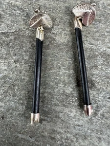 Popovits Lapponia Sterling Silver earrings Finland vtg estate 3096 - Picture 1 of 8