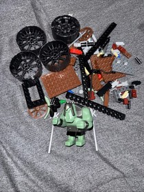 LEGO CASTLE TROLL ASSAULT WAGON 7038 PARTIAL SET W/ TROLL WARRIOR FIGURE 2008