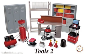 1:24 Scale Fujimi Garage Tools Diorama Set 2 Model Kit - Picture 1 of 1