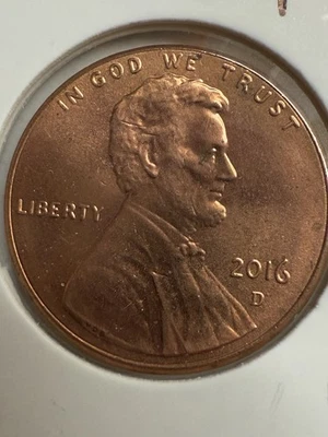 2016 D Lincoln Penny, P635 - Image 1 of 2