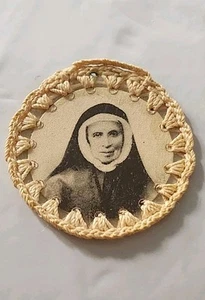 SELIGE THERESE COUDERC RELIQUIAR EX INDUMENTIS RELIQUIE ANHÄNGER FRANKREICH  - Bild 1 von 4