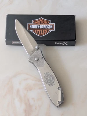 HARLEY-DAVIDSON 52083 Case Tec X Tags-L stainless linerlock knife 3 3/4" closed - Image 1 of 4