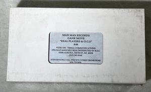Gank Move Real Players & OGS Mad Man RARE PROMO 1994 VHS - Picture 1 of 8