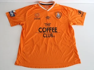 Camiseta de fútbol local Brisbane Roar FC 2014-15 Umbro naranja talla L A-League - Imagen 1 de 6