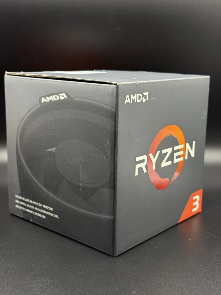 AMD Ryzen 3 1200 3.1GHz Quad-Core Processor (YD1200BBAEBOX) Fan Included NEW - Image 1 of 4