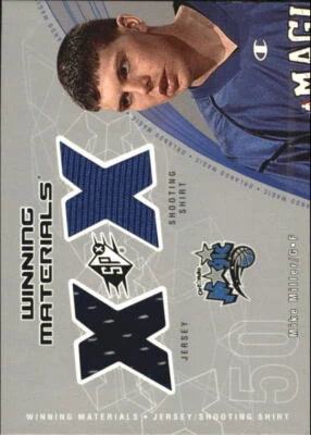 B3873- 2002-03 SPx Winning Materials #MMW Mike Miller JSY/Shirt Jersey - NM-MT - Image 1 of 2