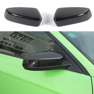 Cubiertas de espejos retrovisores laterales para Ford Mustang 2009-2013 fibra de carbono - Imagen 1 de 8