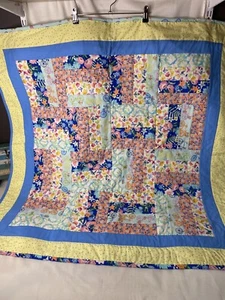Handmade Brand New Baby Quilt 67 X 67 Inches Baby Shower Throw Rug Free Post - Picture 1 of 5