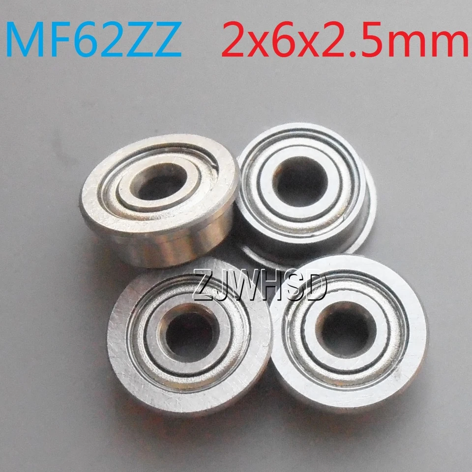 4pcs MF62zz Sealed Flange Bearing ID: 2 OD: 6 W: 2.5 mm for TAMIYA TRAXXAS DIY - Image 1 of 1