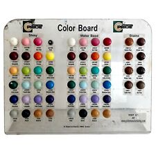 Tableau couleur Pantone Pride Manufacturing système de correspondance affichage bouton de point de vente en bois SS