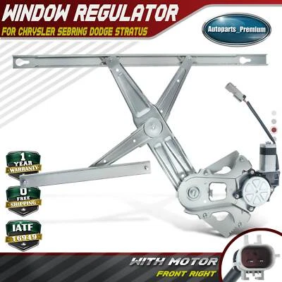 Regulador de ventana eléctrica delantero derecho para Chrysler Sebring Stratus 2001-2006 Foto 1 de 4