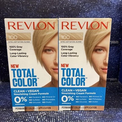 2 шт. Revlon Total Color 100 Vegan Extra Light Natural Blonde - Бесплатная доставка - Изображение 1 из 4
