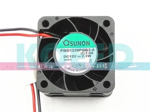 1 PCS  SUNON Fan PMD1238PQB2-A  DC12V 2.3W 3.8CM 3828  2 wire cooling fan - Picture 1 of 1