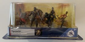 NEW! Black Panther  Playset  Set of 6 Figures Authentic Disney Store Sealed