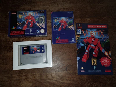 SNES SUPER NINTENDO - VORTEX #FGT EUR PAL CIB - Image 1 of 4