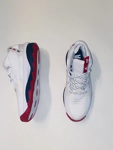 Adidas Dame 8 ‘USA’ Olympic White Basketball Sneakers Mens Size 13 HR0048 RARE - Picture 1 of 7