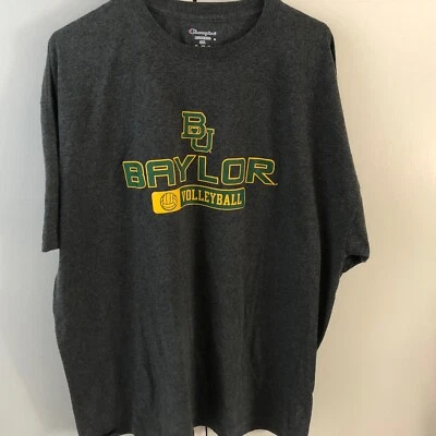 Vintage Baylor University Volleyball Champion Short Sleeve Tee Shirt - 2XL - Image 1 of 4