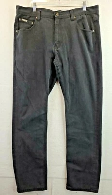 Pantalones de mezclilla negros Parish desgastados para hombre 39 x 33 Foto 1 de 4