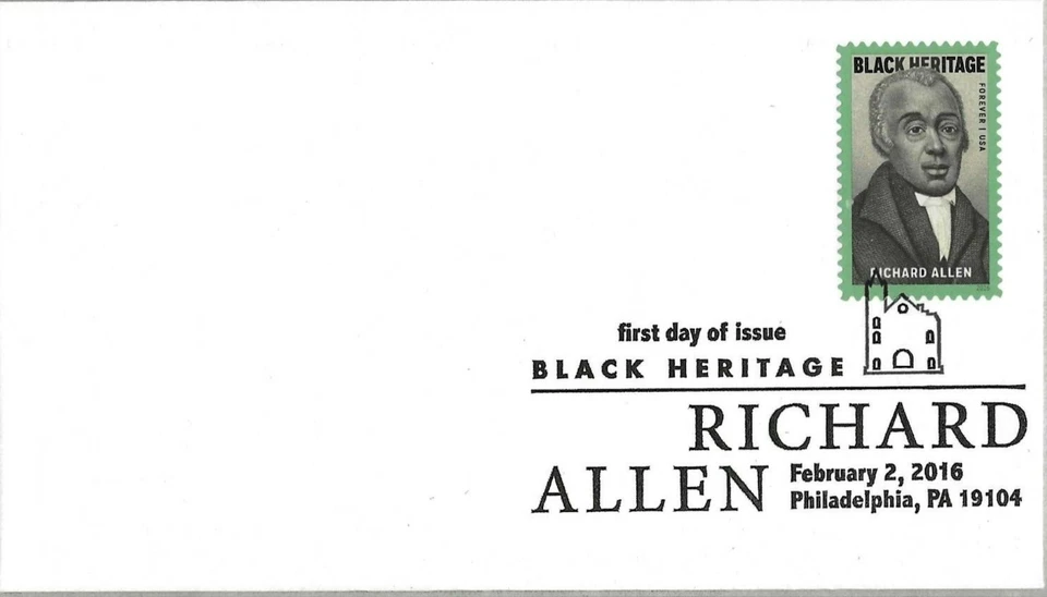 US 5056 FDC Richard Allen - Black Heritage - Image 1 of 1