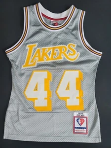 Mitchell & Ness Jerry West Los Angeles Lakers NBA Basketball Jersey Mens Small - Picture 1 of 12